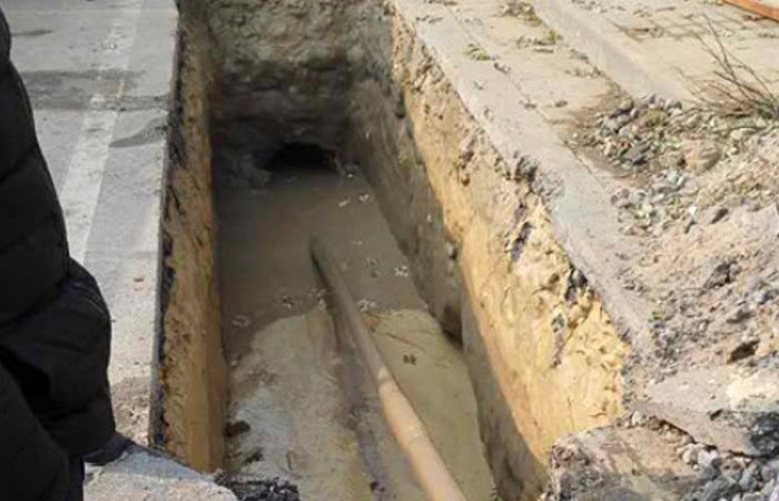 GD320D-LS HDD Machine in Steel Pipe Crossing Project in Xi’an City Shanxi Province